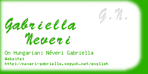 gabriella neveri business card